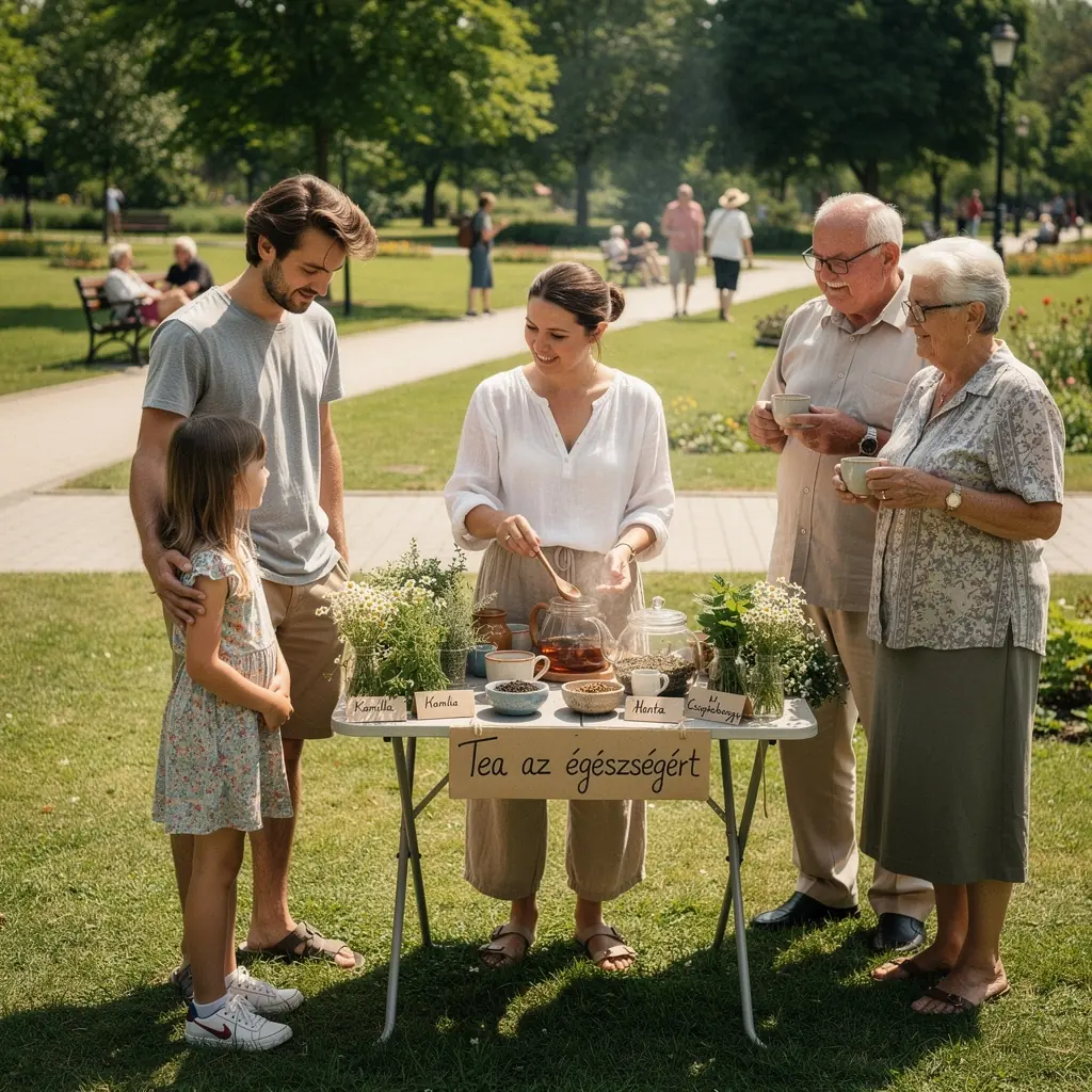 Friss gyümölcsök és gyógynövények, amelyek teákhoz adhatók a vérnyomás támogatására.